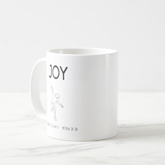 Joy - I am with you always Kaffeetasse (Vorderseite Links)