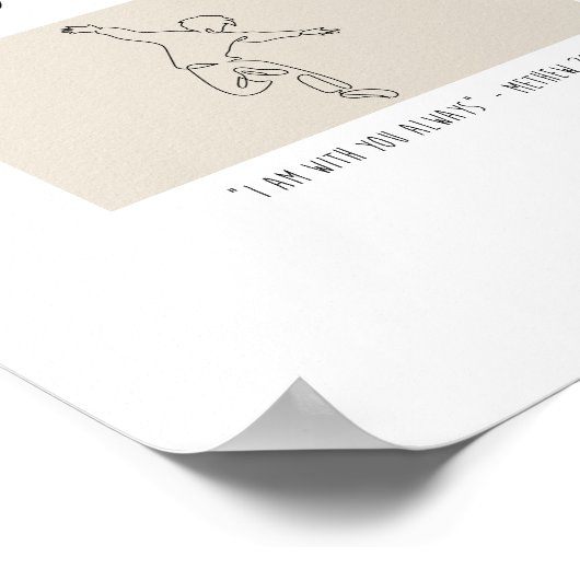 Joy - I am with you always Poster (Ecke)