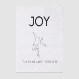 Joy - I am with you always Seidenpapier