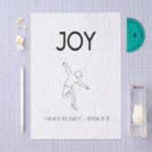 Joy - I am with you always Seidenpapier (Handwerk)