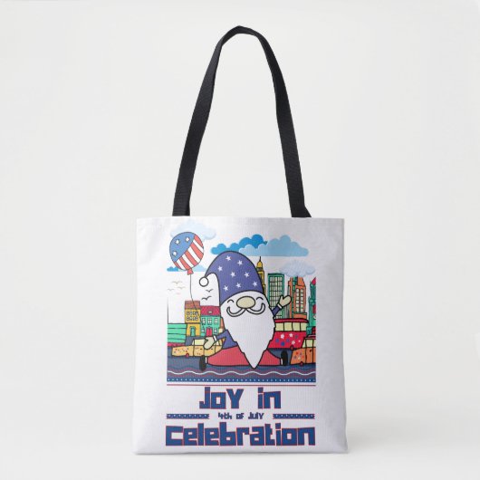 Joy in 4th of July Celebration Tasche (Vorderseite)