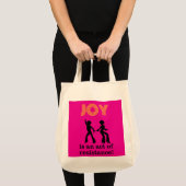 Joy is an act of resistance! - tote bag (2-sided) tragetasche (Vorderseite (Produkt))