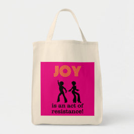 Joy is an act of resistance! - tote bag (2-sided) tragetasche