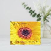 Joy ist eine Blume Postkarte (Stehend Vorderseite)