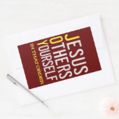 JOY - Jesus, andere, Sie selbst - Sticker (Umschlag)