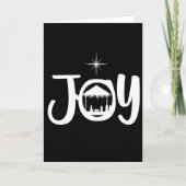 Joy Jesus Nativity Scene Cool Christmas Apparel  Karte (Vorderseite)