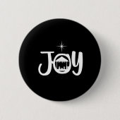 Joy Jesus Nativity Scene Cool Weihnachten Weihnach Button (Vorderseite)