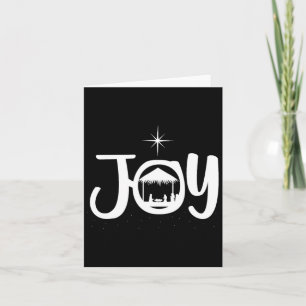 Joy Jesus Nativity Scene Cool Weihnachten Weihnach Karte