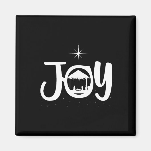 Joy Jesus Nativity Scene Cool Weihnachten Weihnach Magnet (Vorne)