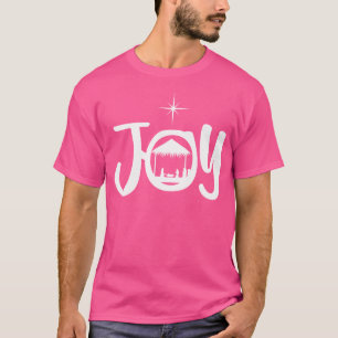 Joy Jesus Nativity Szene Cool Weihnachtskleid T-Shirt