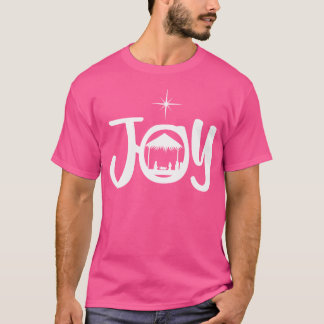 Joy Jesus Nativity Szene Cool Weihnachtskleid T-Shirt