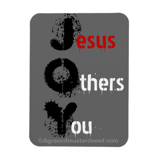 JOY Jesus Others You Magnet (Vertikal)