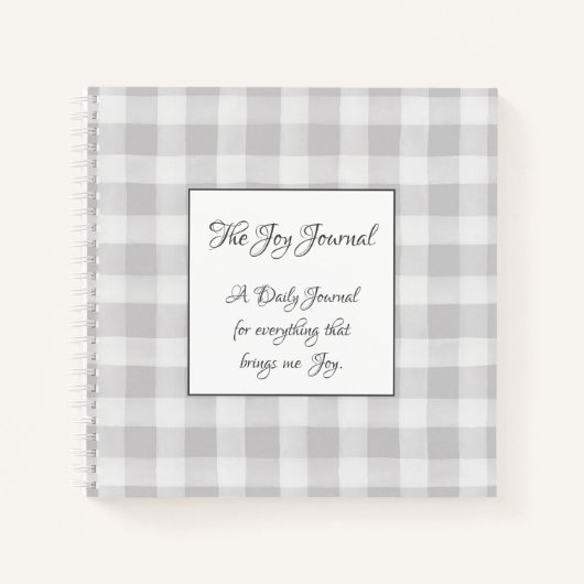 Joy Journal Notebook Notizblock (Vorderseite)