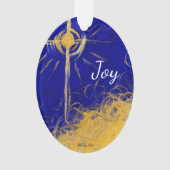 Joy "Joyous Star" Ornament by All Joy Art (Vorderseite)