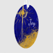 Joy "Joyous Star" Ornament by All Joy Art (Vorderseite)