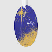Joy "Joyous Star" Ornament by All Joy Art (Vorderseite)