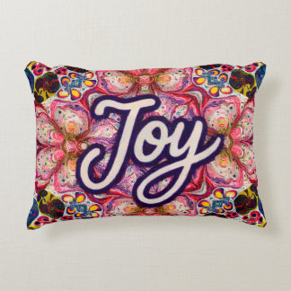 Joy Kaleidoscope Floral throw Pillow Dekokissen