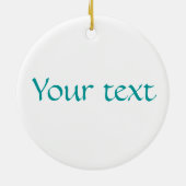 Joy Kanji Symbol Anpassbare Ornamente (Hinten)