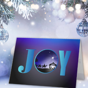 JOY Krippenszene religiöser Weihnachten