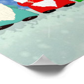 Joy, Liebe & Christmas Gnomes Poster (Ecke)