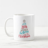 Joy Liebe Friede glaube Weihnachten Tasse (Links)