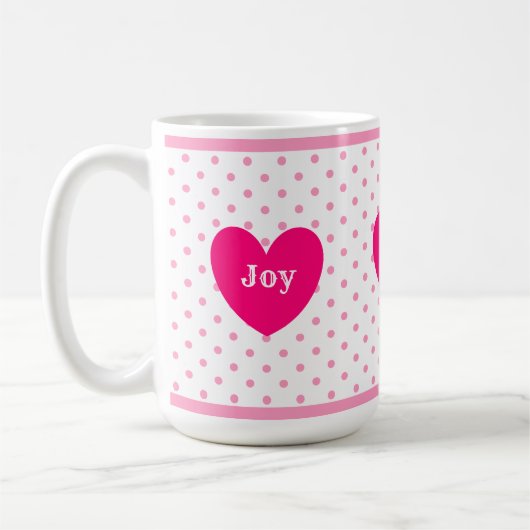Joy Liebe Light Heart Kaffeetasse (Links)