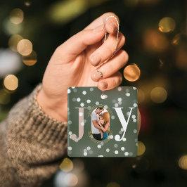 Joy Liebe Modern Type Geometric Family Foto Grün Keramikornament