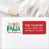 Joy Liebe Paws Dog Weihnachten (Insitu)