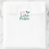 Joy Liebe Peace Sticker (Tasche)