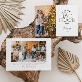 Joy Liebe Peace Typografy Landscape Weihnachten