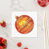 Joy Liebe Peace Weihnachten Wow Ornament Napkins Serviette (Beispiel)