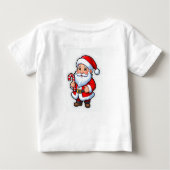 Joy Love Peace Christmas Festive Typography Hoodie Baby T-shirt (Rückseite)