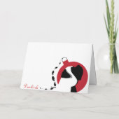 Joy Mastiff Card Feiertagskarte (Rückseite)