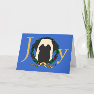 Joy Mastiff Card Feiertagskarte