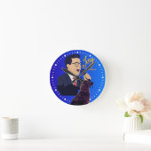 Joy Matters Stephen Colbert Singt Mit Benny Meme Runde Wanduhr (Zuhause)