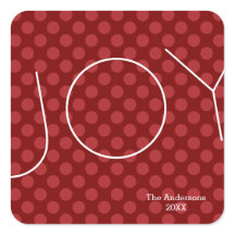 Joy Mod Dots - Square Sticker