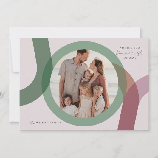 JOY Modern 2 Foto Weihnachten (Vorderseite)