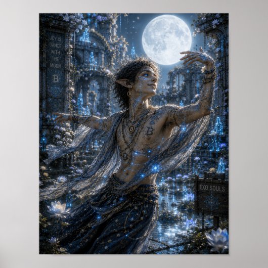 Joy / Moon Dancer / Lunar Garden Poster (Vorne)