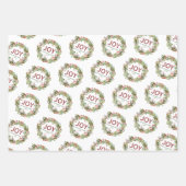 Joy - Name der Weihnachtsfrau Geschenkpapier Set (Vorderseite 2)