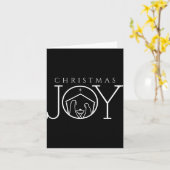 Joy Nativity Christian Religious Christmas Karte (Gelbe Blume)