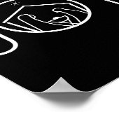 Joy Nativity Christian Religious Christmas  Poster (Ecke)