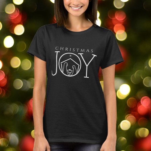 JOY Nativity Christlich Religious Christmas T-Shirt