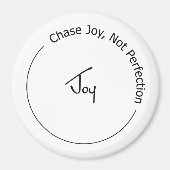 Joy Not Perfection Magnet (Vorne)