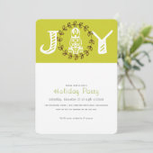 Joy Nutcracker Holiday Party Einladung (Stehend Vorderseite)