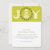Joy Nutcracker Holiday Party Einladung (Vorderseite)