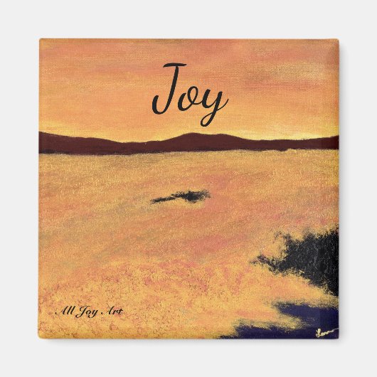 Joy - "Ocean Joy" Magnet von All Joy Art (Vorne)