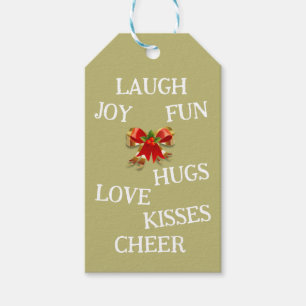 Joy of Christmas Gift Tag Geschenkanhänger
