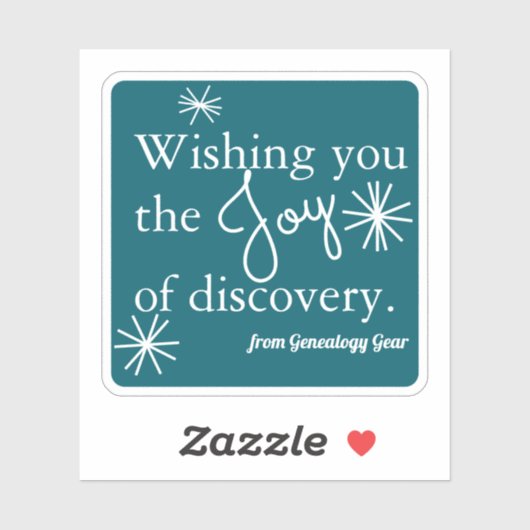 Joy of Discovery Aufkleber (Blatt)