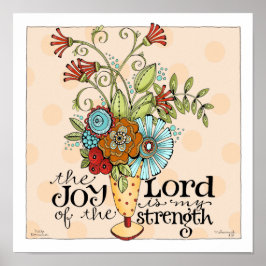 Joy of the Lord - 12 x 12 Art Print Poster