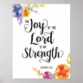 Joy of the Lord Art Poster (Vorne)